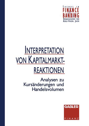 Interpretation von Kapitalmarktreaktionen