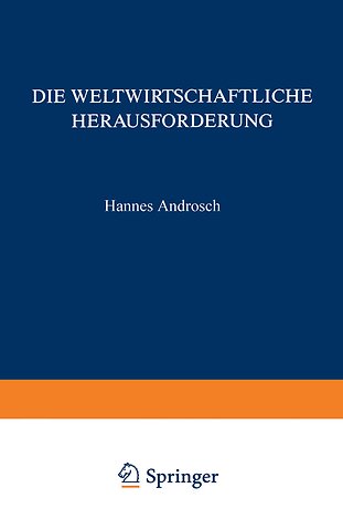 Die Weltwirtschaftliche Herausforderung