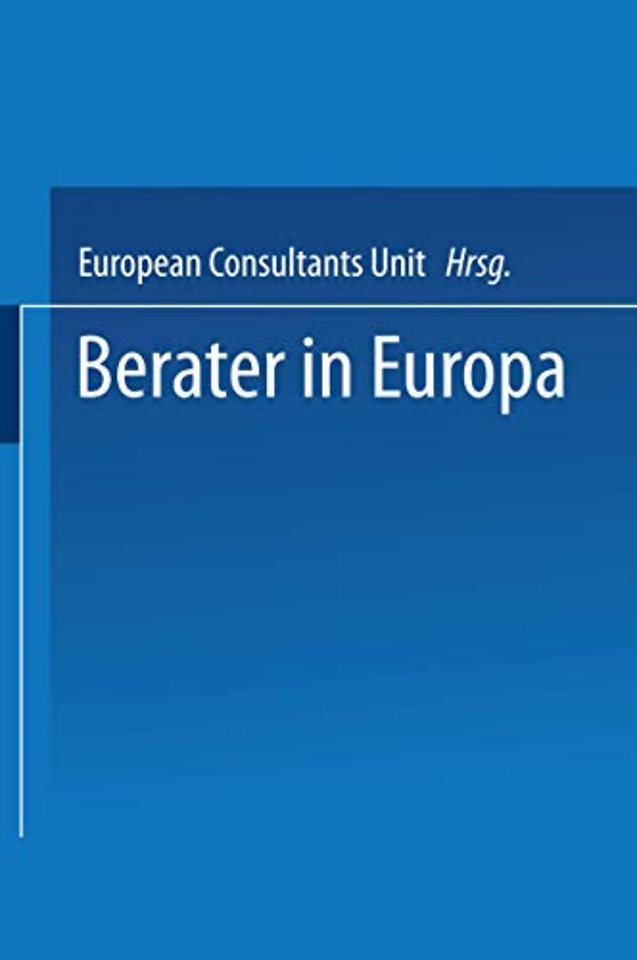 Berater in Europa