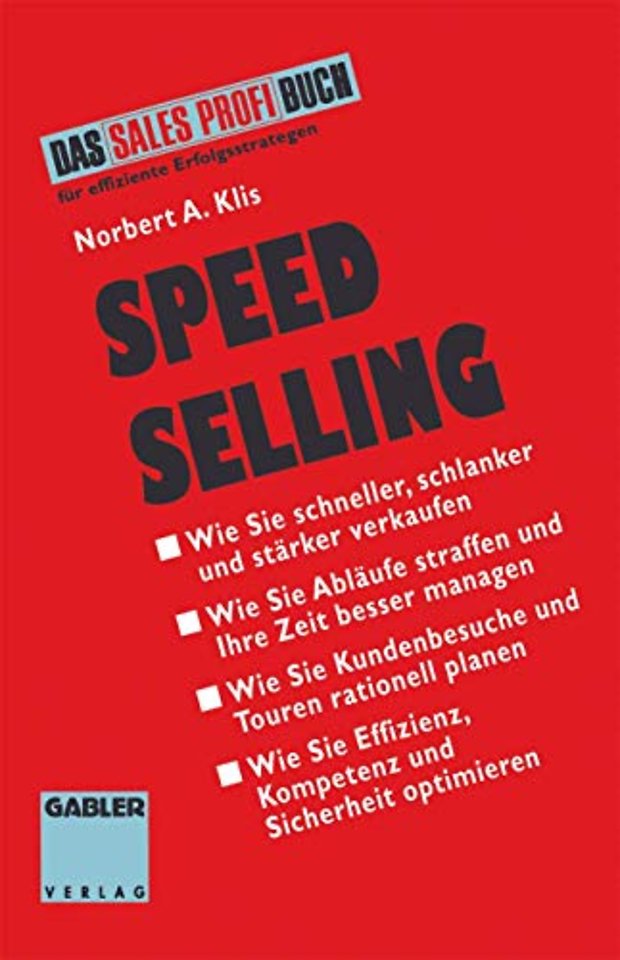 Speed Selling