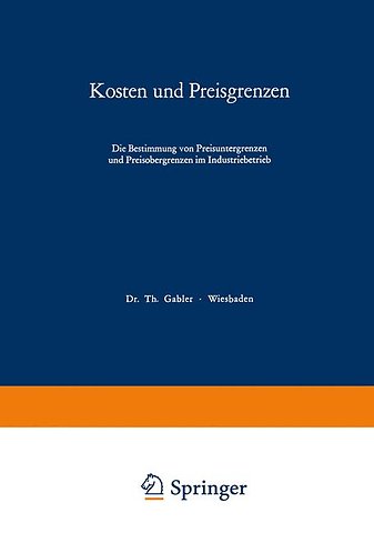 Kosten und Preisgrenzen