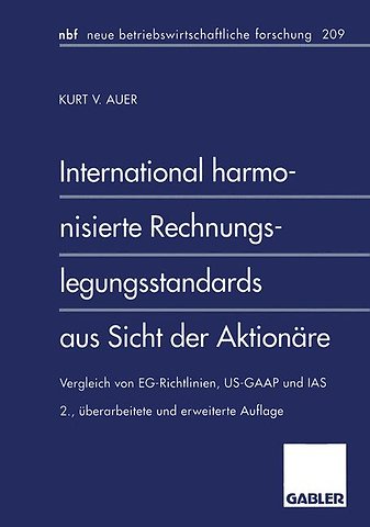 International harmonisierte Rechnungslegungsstandards aus Sicht der Aktionäre