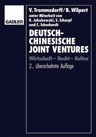 Deutsch-chinesische Joint Ventures
