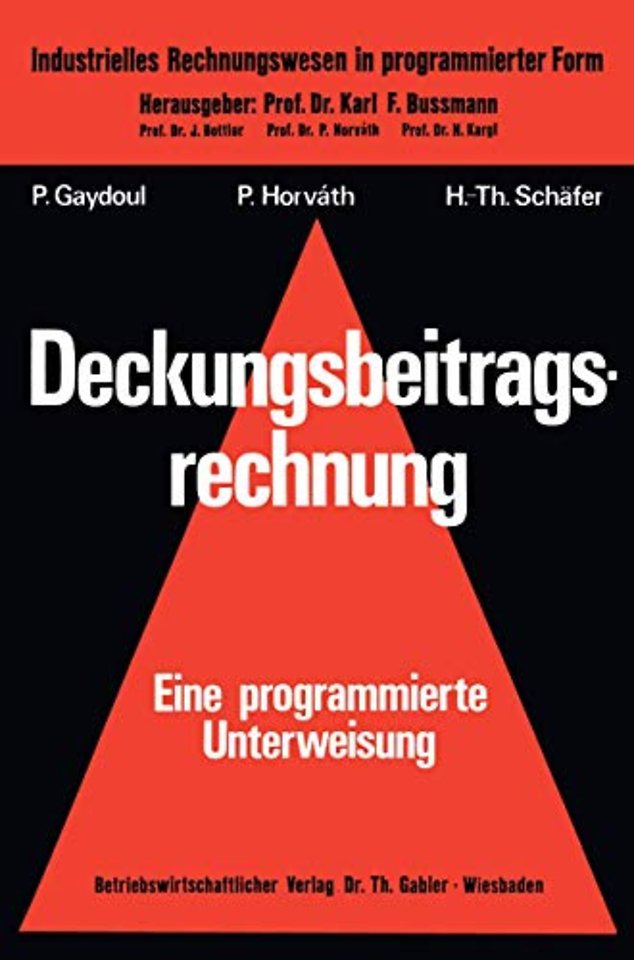 Deckungsbeitragsrechnung