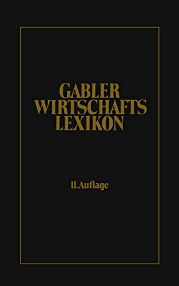 Gabler Wirtschafts Lexikon