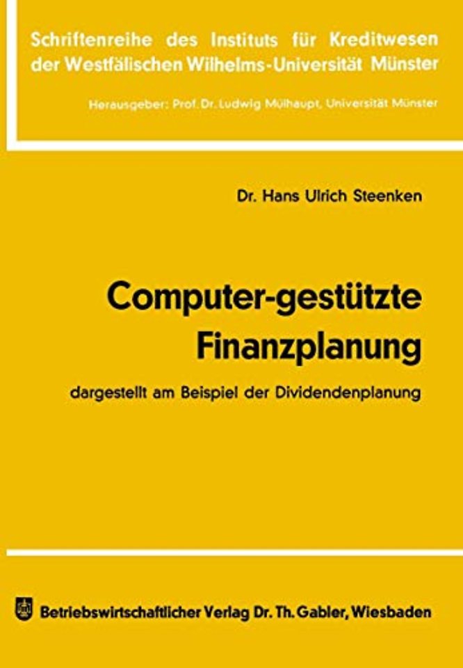 Computer-gestützte Finanzplanung
