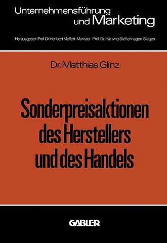 Sonderpreisaktionen des Herstellers und des Handels