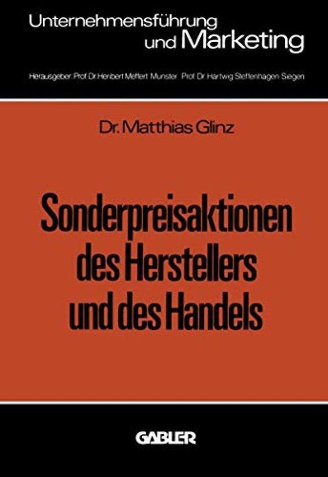 Sonderpreisaktionen des Herstellers und des Handels