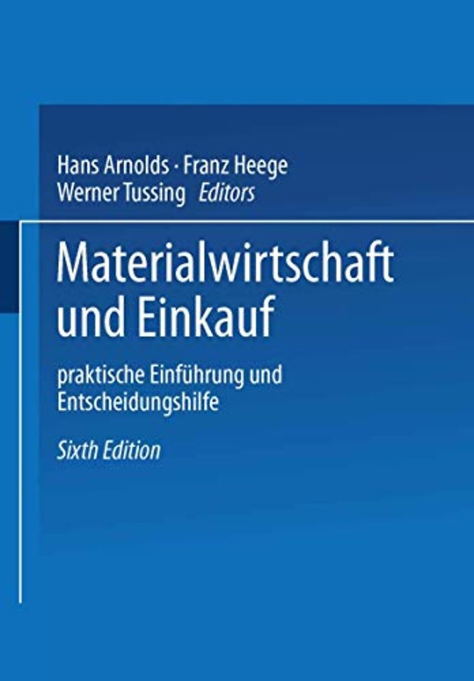 Materialwirtschaft und Einkauf