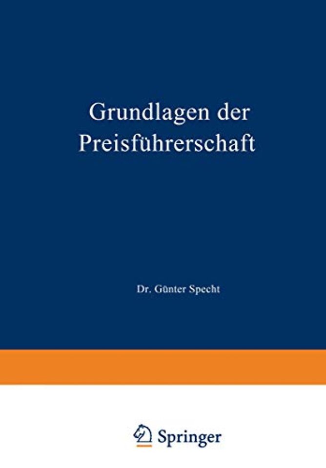 Grundlagen der Preisführerschaft