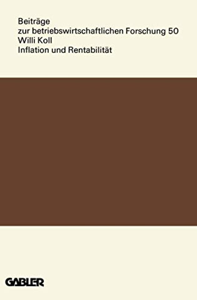 Inflation und Rentabilität
