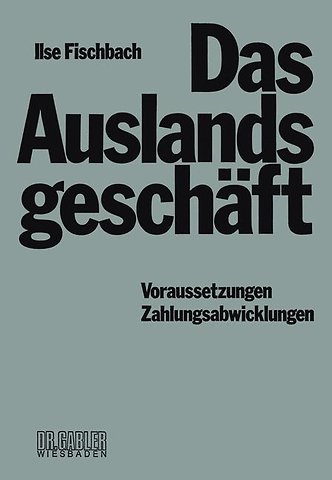 Das Auslandsgeschäft