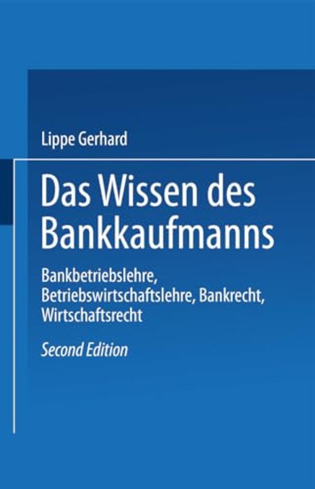 Das Wissen des Bankkaufmanns