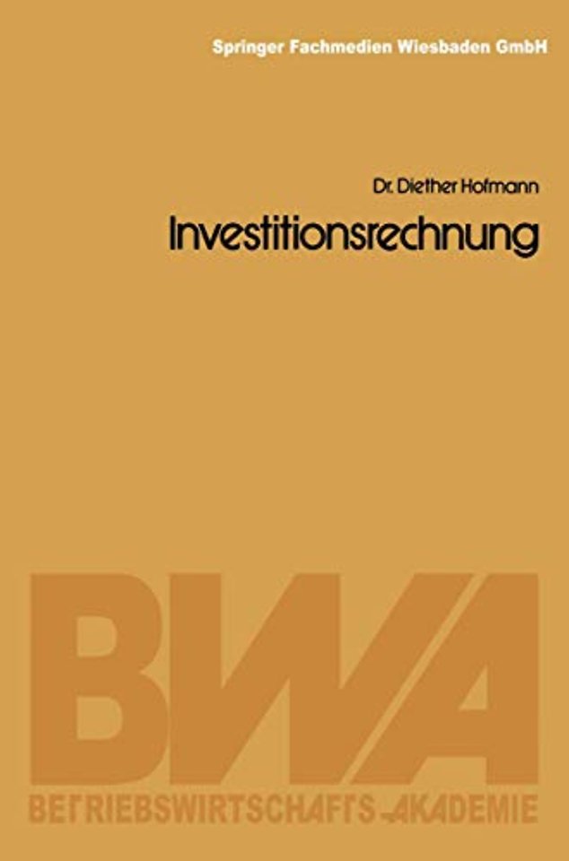 Investitionsrechnung