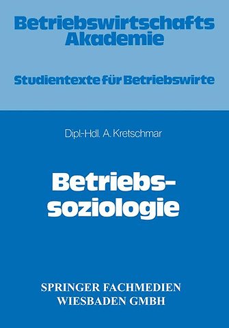 Betriebssoziologie