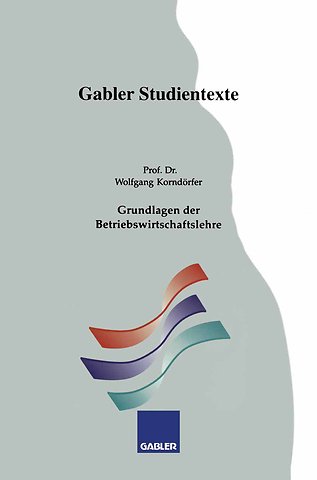 Grundlagen der Betriebswirtschaftslehre