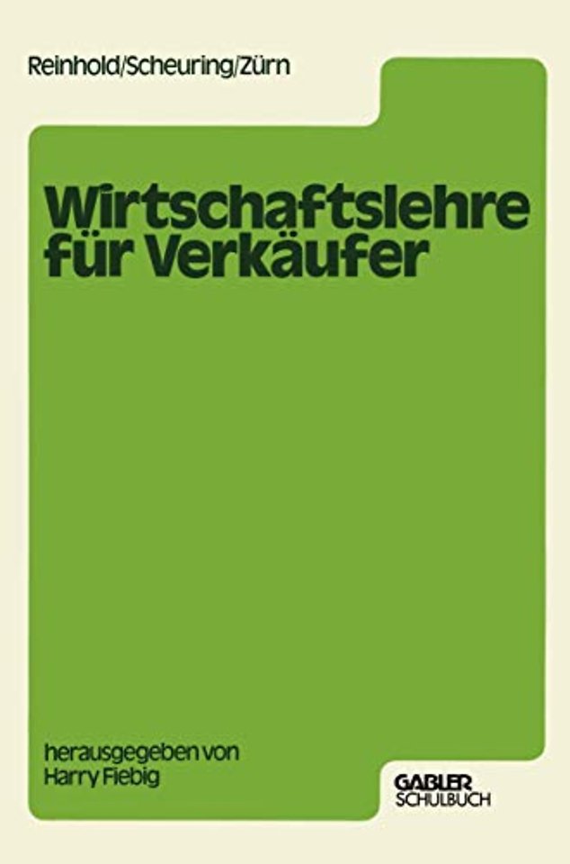 Wirtschaftslehre für Verkäufer