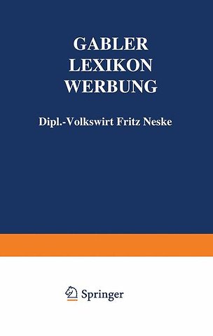 Gabler Lexikon Werbung