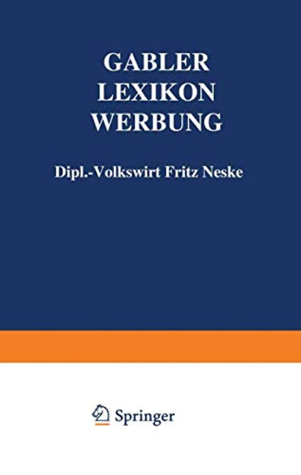 Gabler Lexikon Werbung