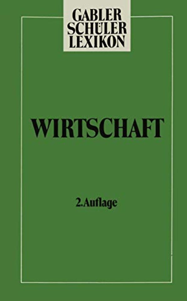 Schülerlexikon Wirtschaft