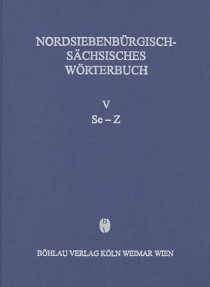 Nordsiebenburgisch-Sachsisches Worterbuch (V, Se-Z)
