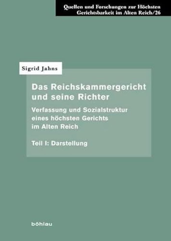 Das Reichskammergericht und seine Richter