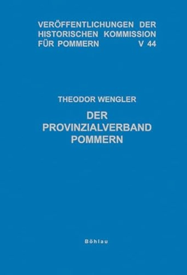 Der Provinzialverband Pommern