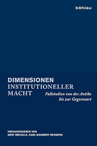 Dimensionen institutioneller Macht