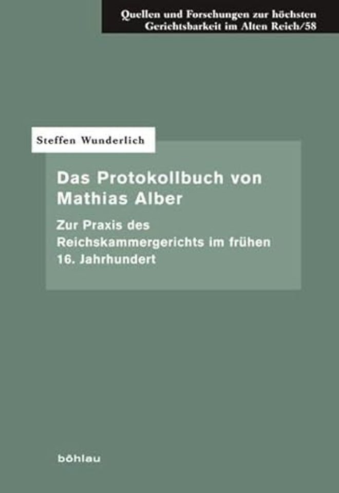 Das Protokollbuch von Mathias Alber