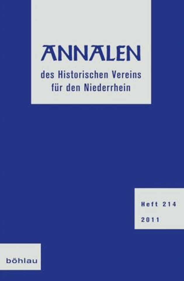 Annalen des Historischen Vereins fur den Niederrhein