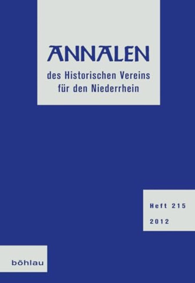 Annalen des Historischen Vereins fur den Niederrhein