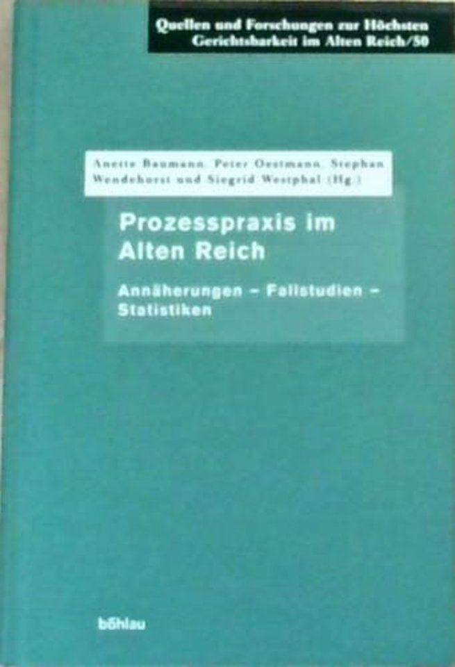 Prozesspraxis im Alten Reich