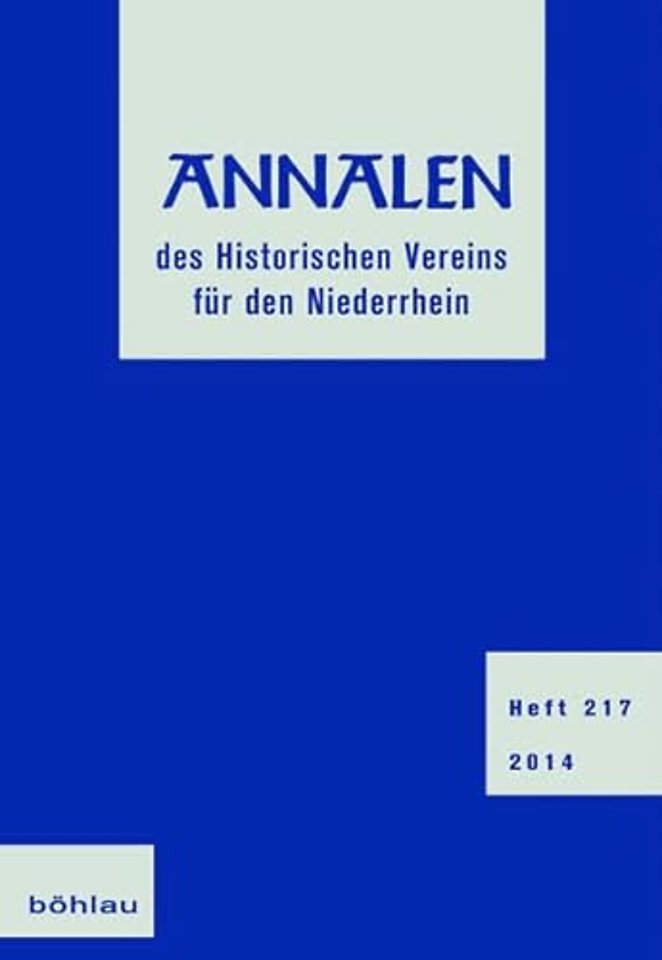 Annalen des Historischen Vereins fur den Niederrhein