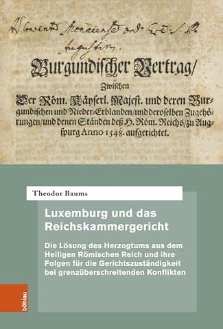 Luxemburg und das Reichskammergericht