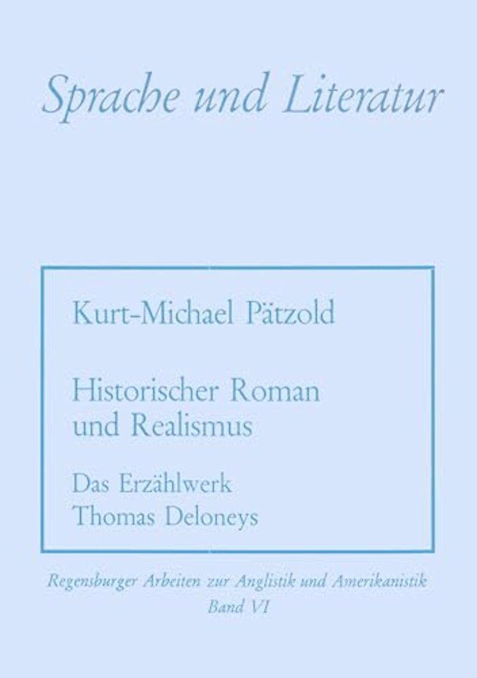 Historischer Roman und Realismus