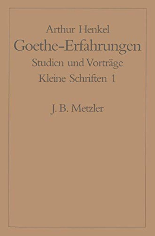 Goethe-Erfahrungen