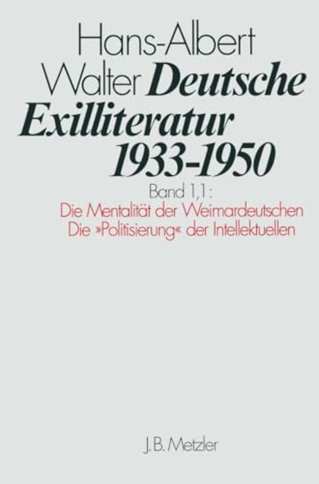 Deutsche Exilliteratur 1933–1950