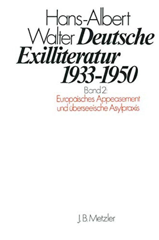 Deutsche Exilliteratur 1933-1950