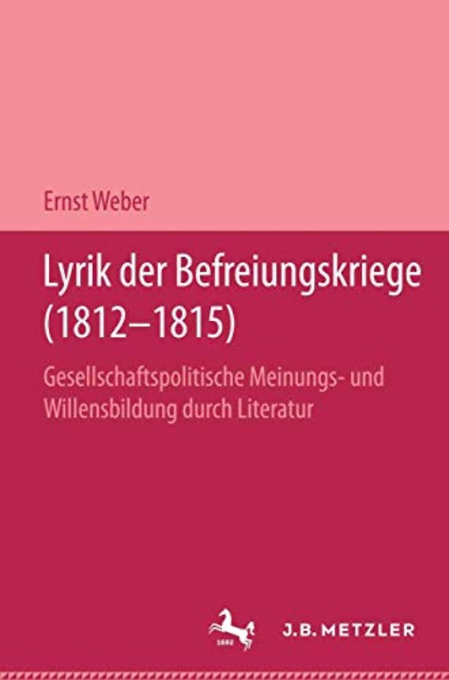 Lyrik der Befreiungskriege (1812-1815)