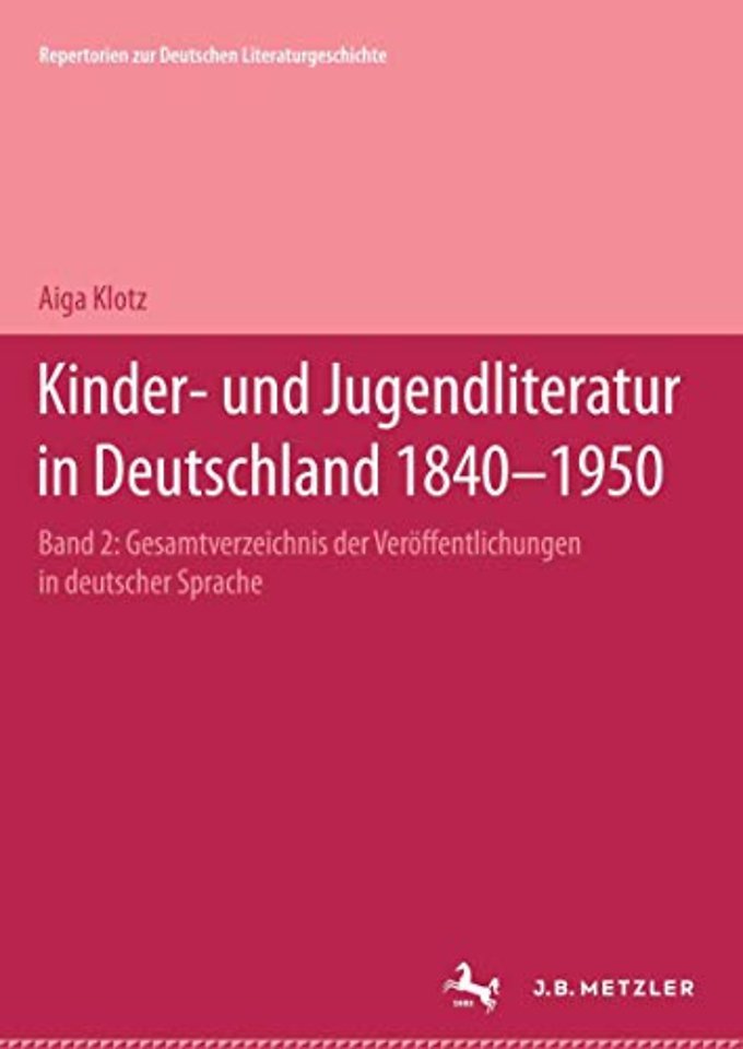 Kinder- und Jugendliteratur in Deutschland 1840–1950