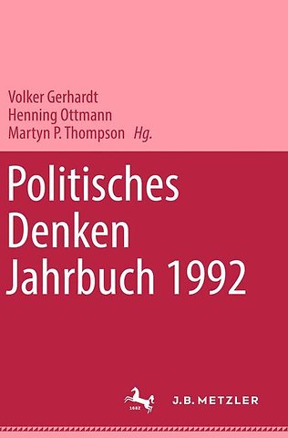 Politisches Denken. Jahrbuch 1992