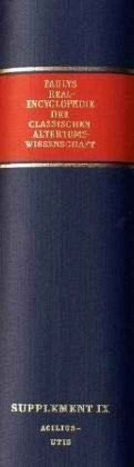 Realencyclopädie der classischen Altertumswissenschaft