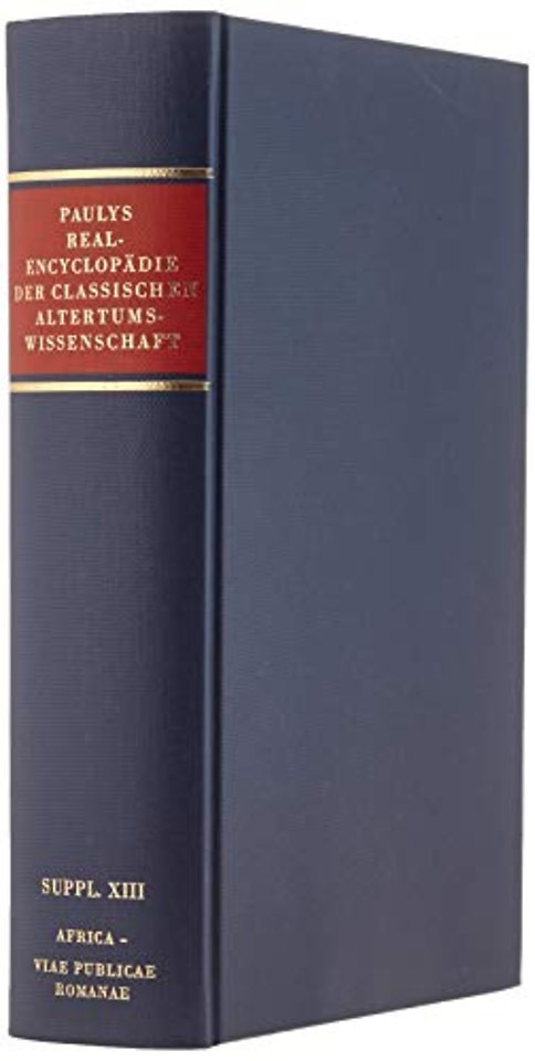 Realencyclopädie der classischen Altertumswissenschaft