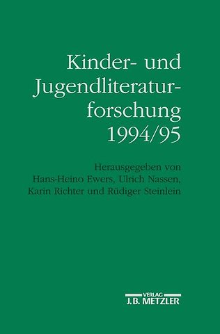 Kinder- und Jugendliteraturforschung 1994/95