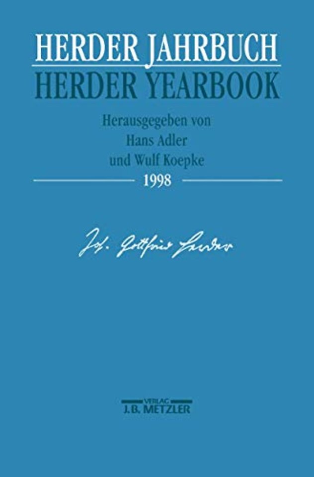 Herder Jahrbuch / Herder Yearbook 1998