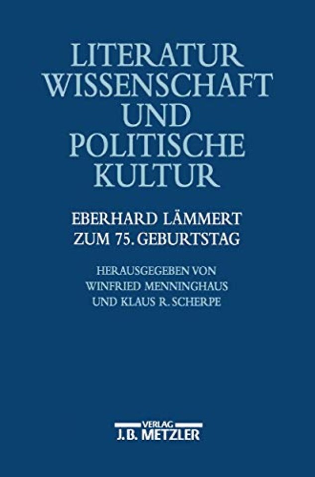 Literaturwissenschaft und politische Kultur