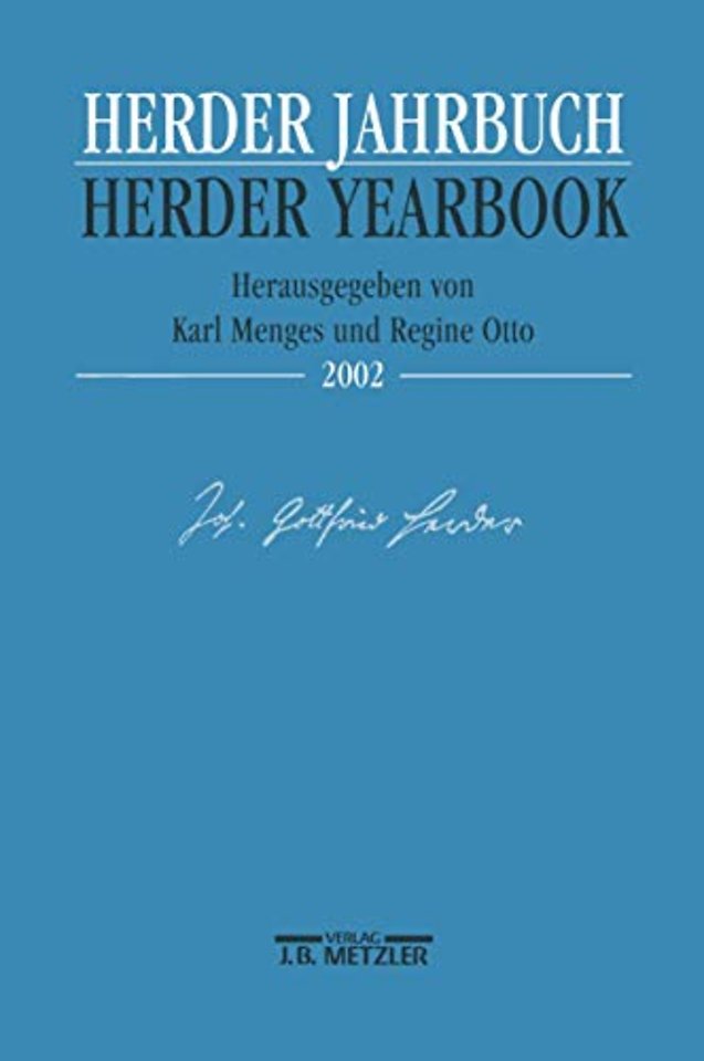 Herder Jahrbuch - Herder Yearbook 2002