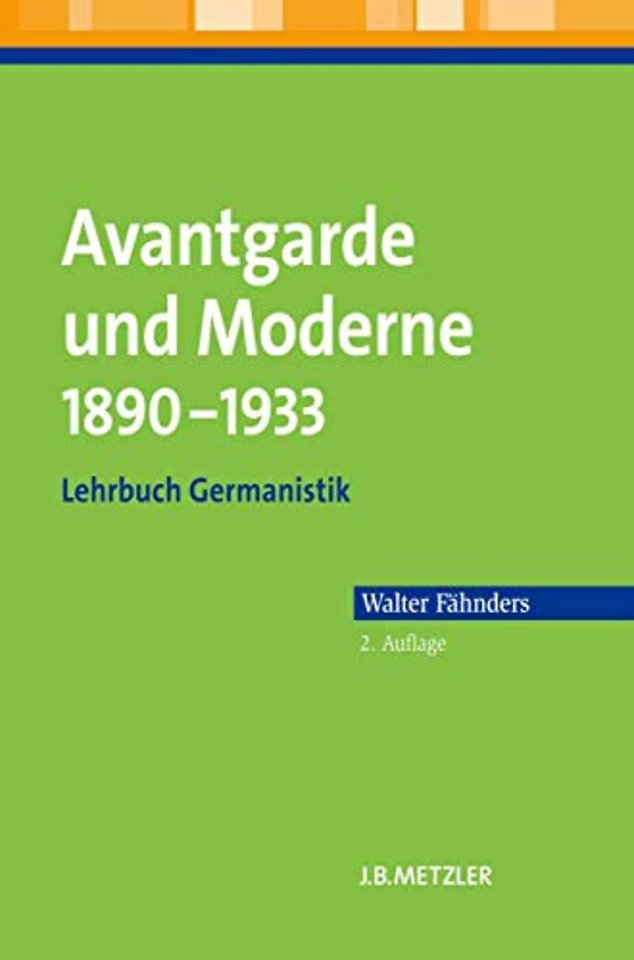 Avantgarde und Moderne 1890–1933