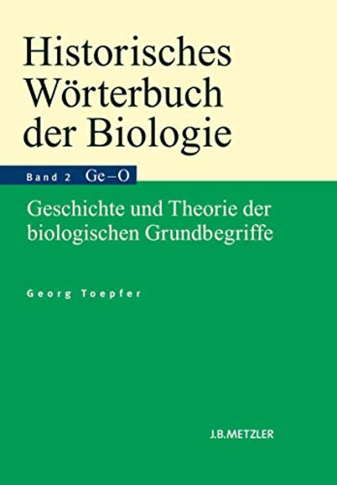 Historisches Wörterbuch der Biologie