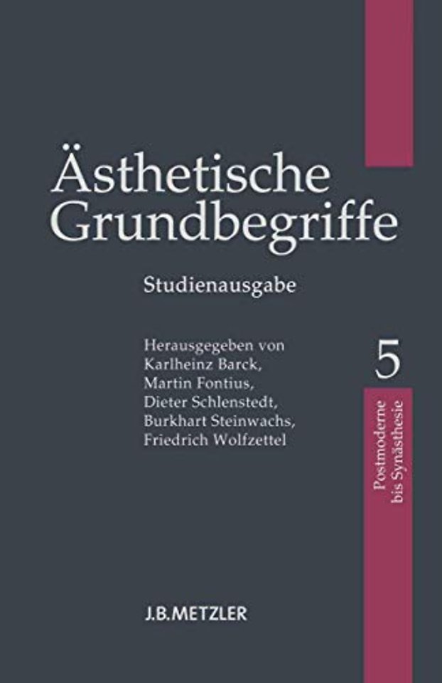 Ästhetische Grundbegriffe